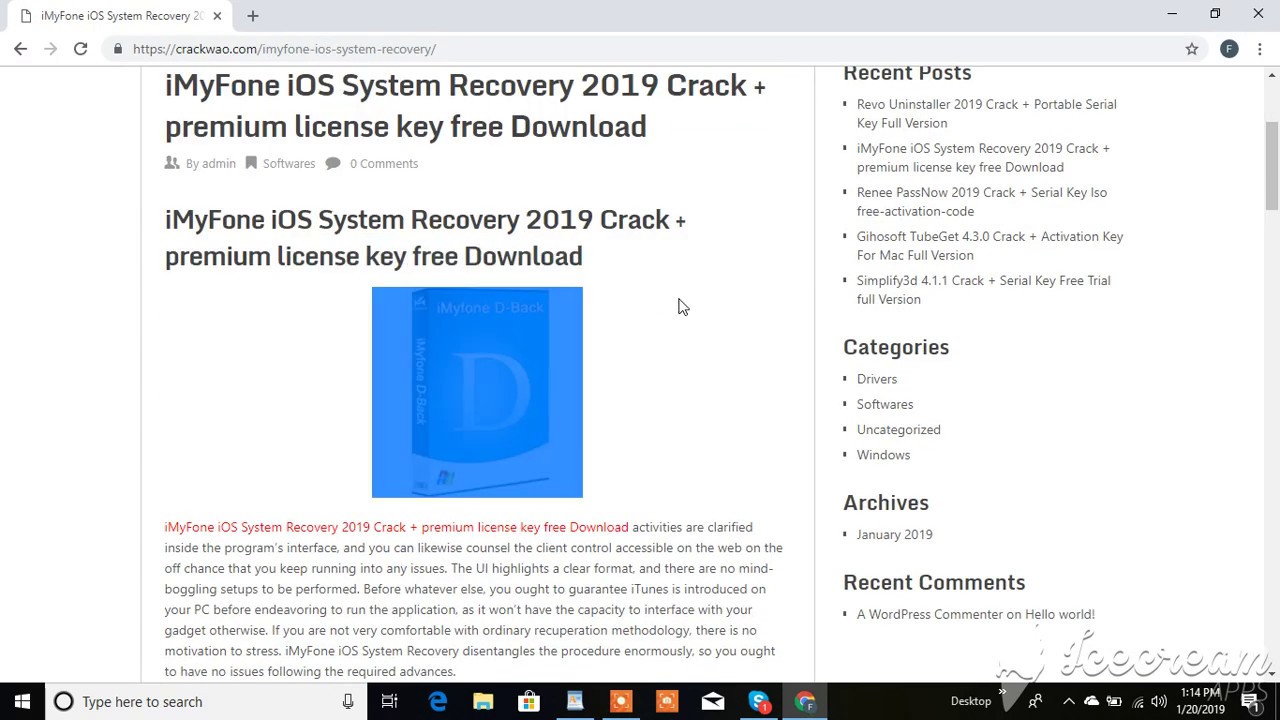 does imyfone ios system recovery. actually work